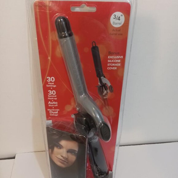 Revlon Perfect Heat Styling Iron Tourmaline Ceramic 3/4" Barrel 30 Heat Settings - Picture 4 of 5